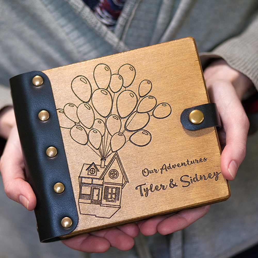 Personalized Scrapbook Our Adventure Book Photo Album