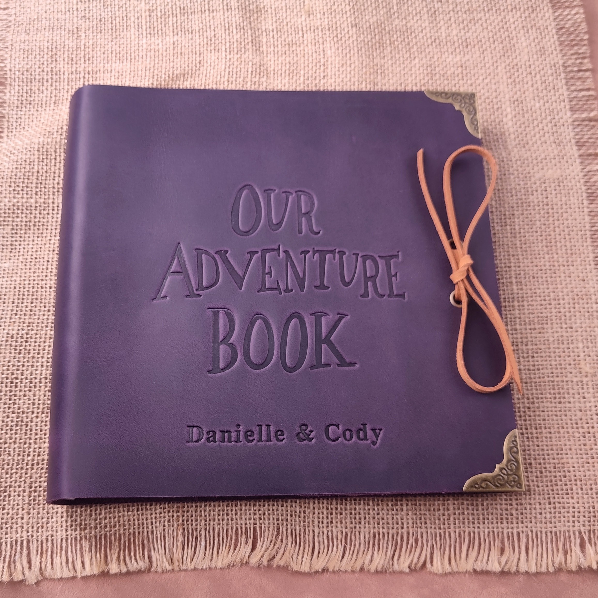 With Names Our Adventure Book Personalized Wooden Photo Album