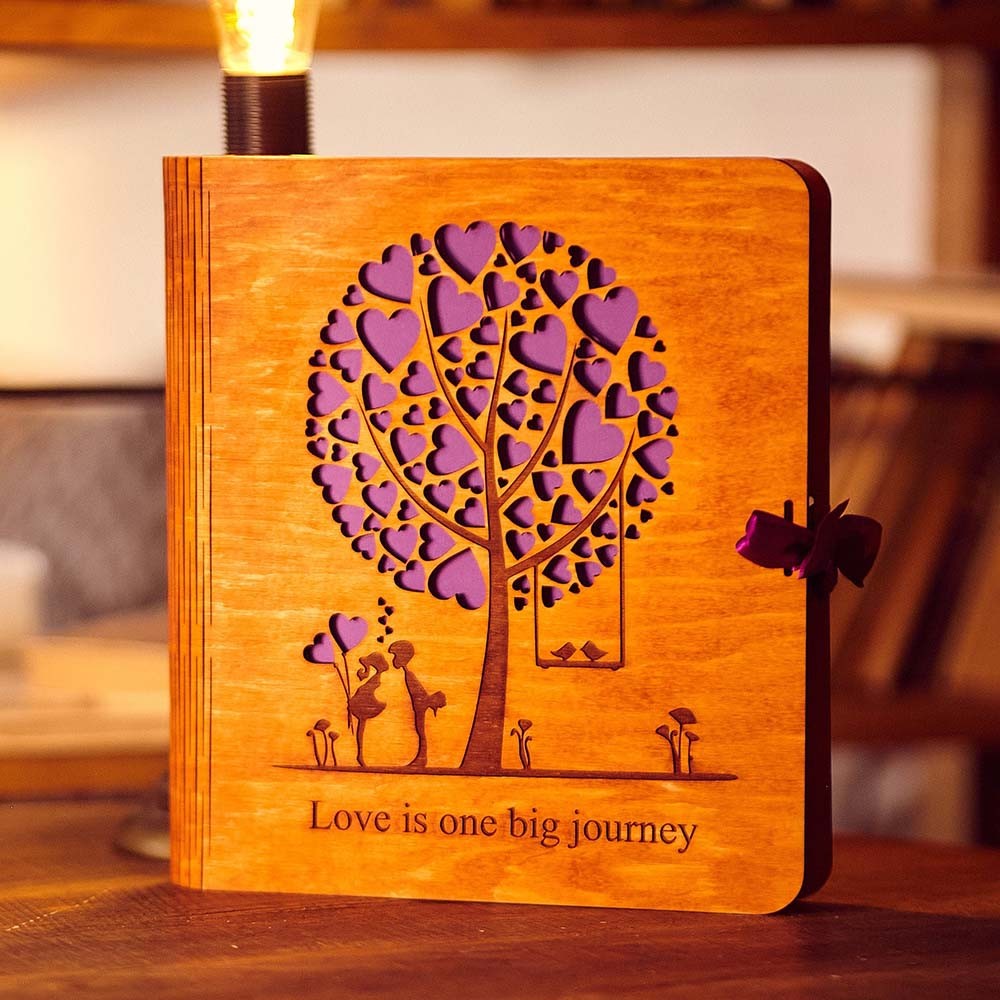 Personalized Adventure Book Scrapbook Couples Gift Ideas