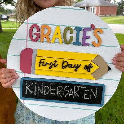 First Day of School Photo Prop, School Photos, Interchangeable School Milestones, Back to School Sign Kit, School Milestones