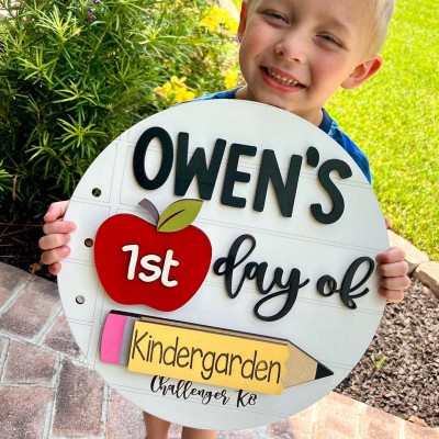 First Day of School Photo Prop, School Photos, Interchangeable School Milestones, Back to School Sign Kit, School Milestones